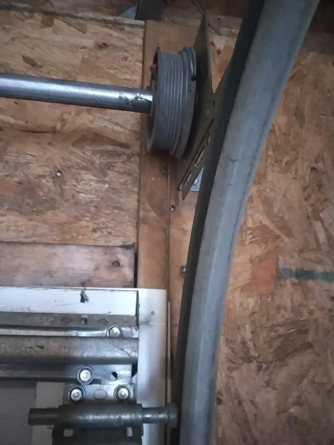New cable seated on its drum